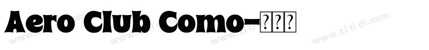 Aero Club Como字体转换